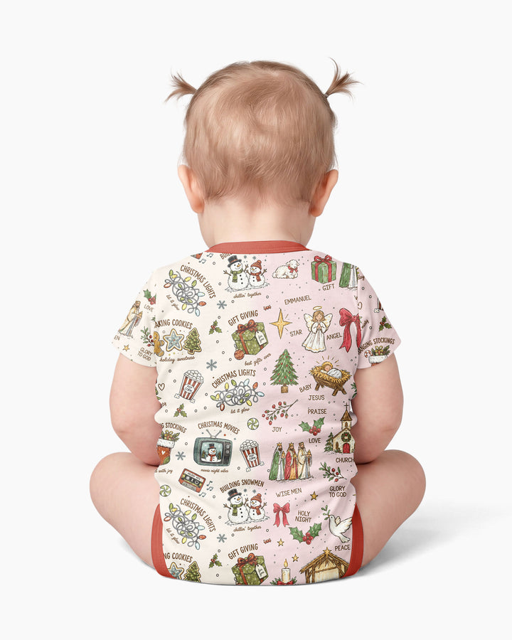 Jesus Is The Reason For The Season Family Matching Bamboo Bodysuit