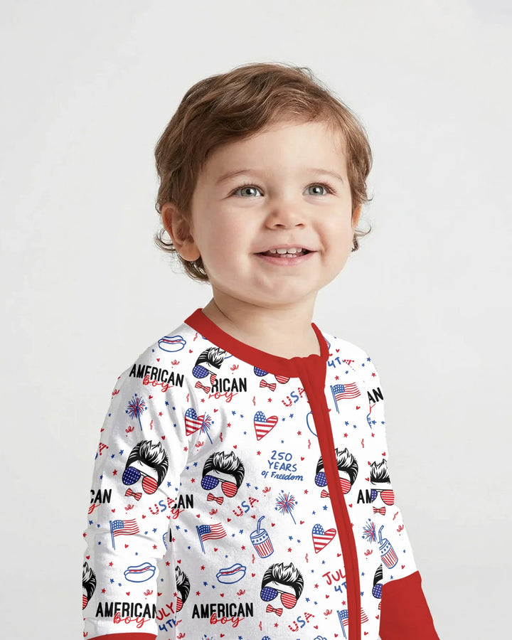 Gerippte Babykleidung mit individuellem Foto - Weich &amp; Skizzenhaft