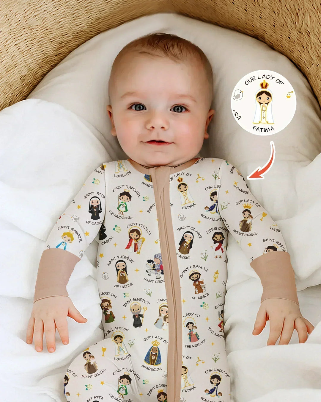 Gerippte Babykleidung mit individuellem Foto - Weich &amp; Skizzenhaft
