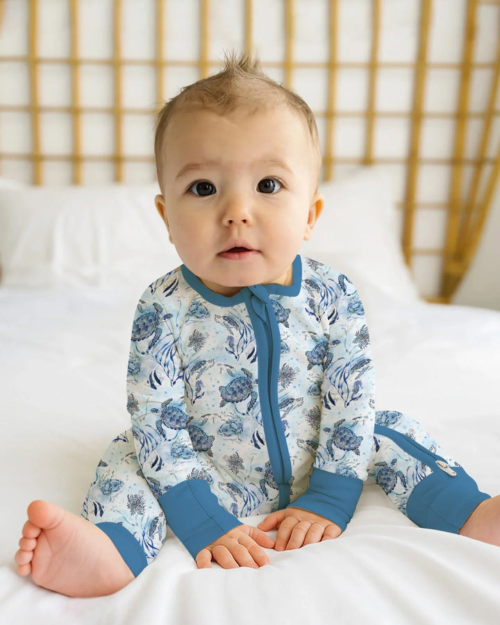 Gerippte Babykleidung mit individuellem Foto - Weich &amp; Skizzenhaft