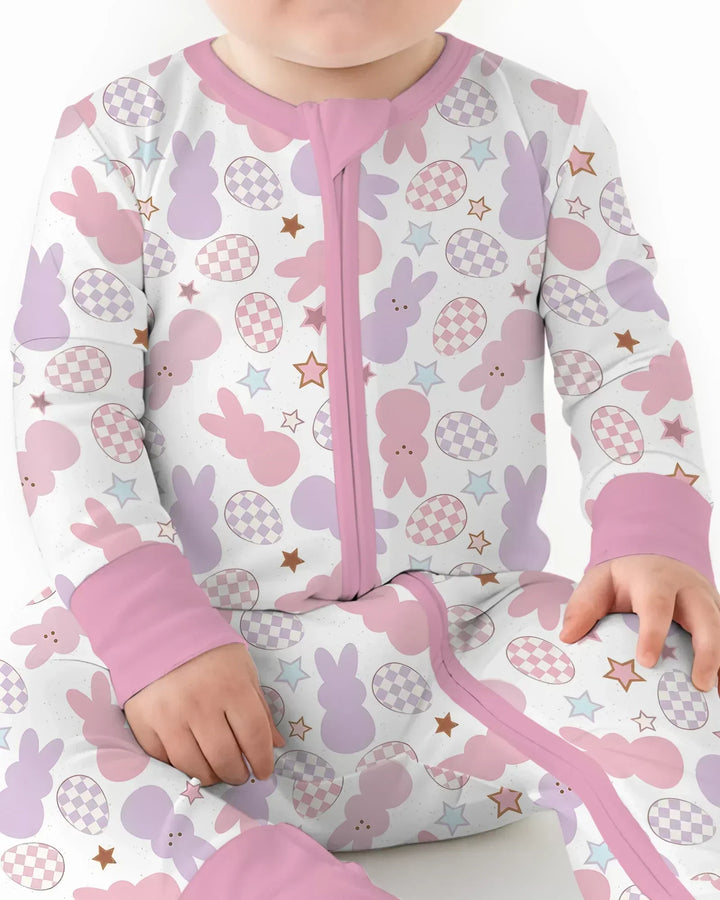 Easter Peep Bunnies Bamboo Convertible Zippy