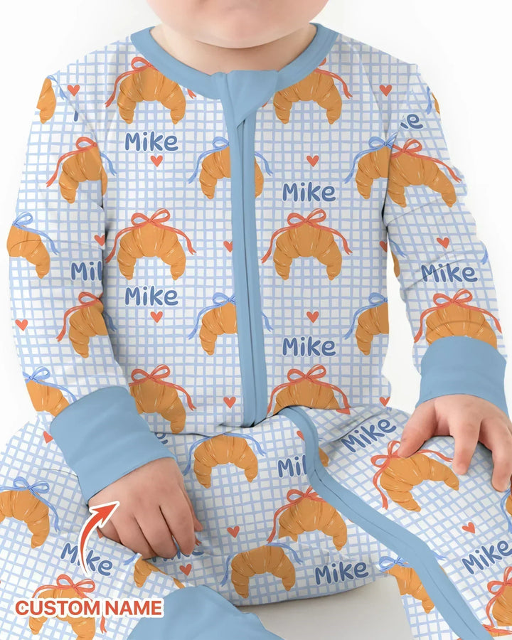 Breakfast Love Family Matching Bamboo Convertible Zippy