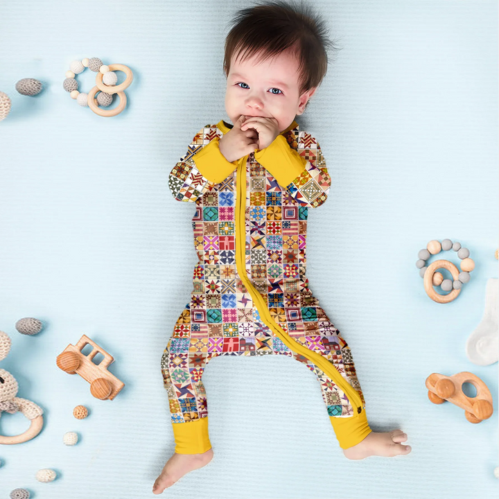 Gerippte Babykleidung mit individuellem Foto - Weich &amp; Skizzenhaft