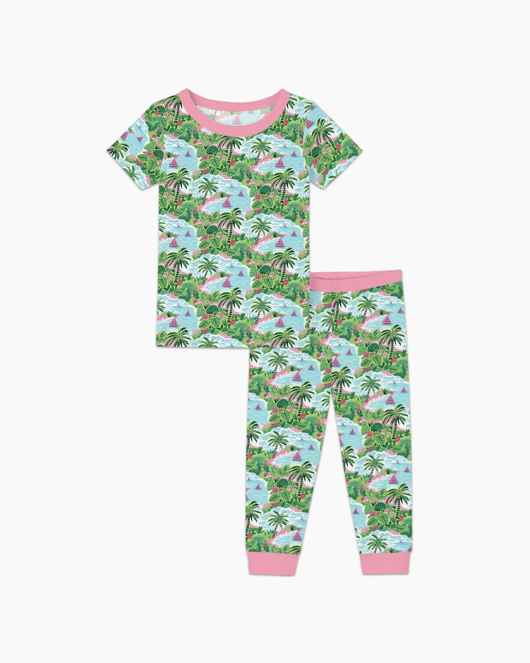 Zweiteiliges, kurzärmliges Pyjama-Set mit Marienkäfern