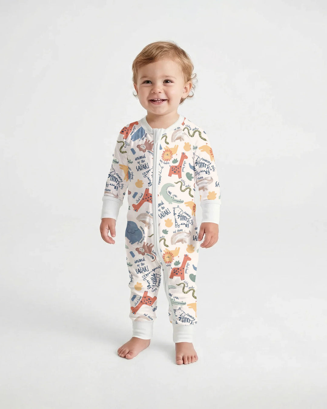 Funny African Animals Bamboo Convertible Zippy
