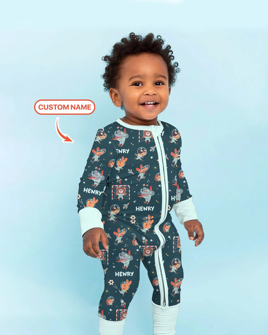 Gerippte Babykleidung mit individuellem Foto - Weich &amp; Skizzenhaft