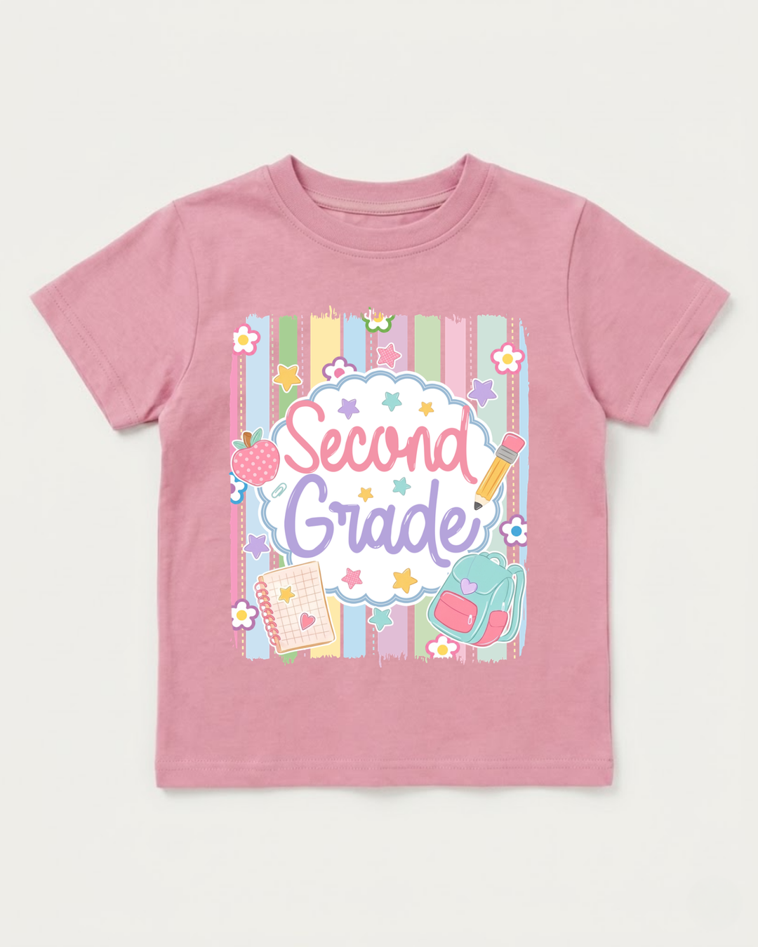 Custom Kindergarten & Grade Bamboo Crewneck T-Shirt