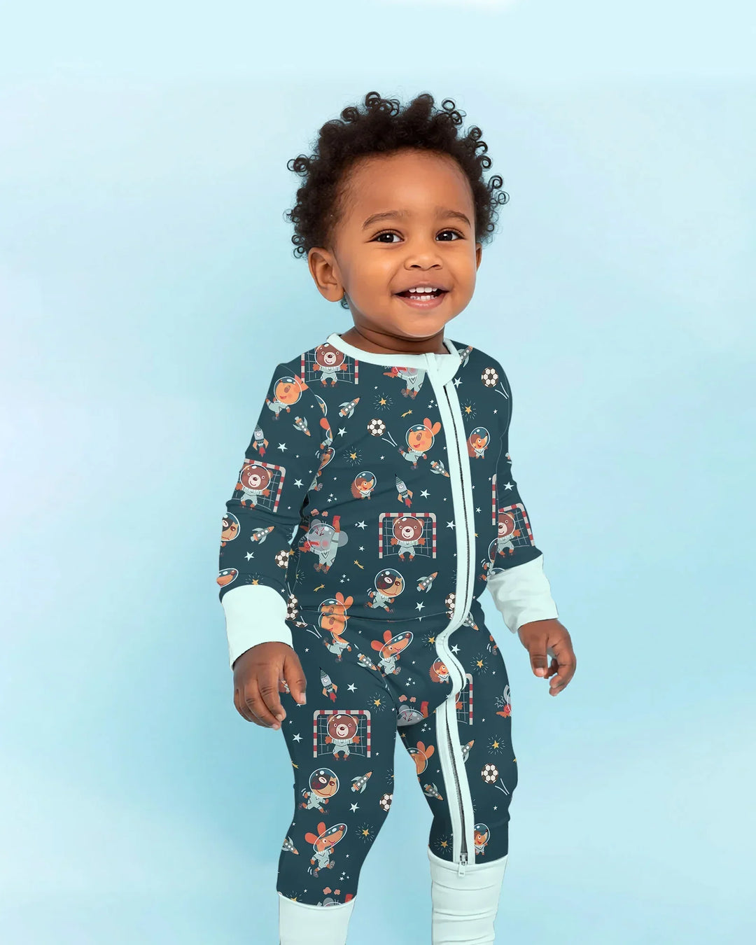 Gerippte Babykleidung mit individuellem Foto - Weich &amp; Skizzenhaft