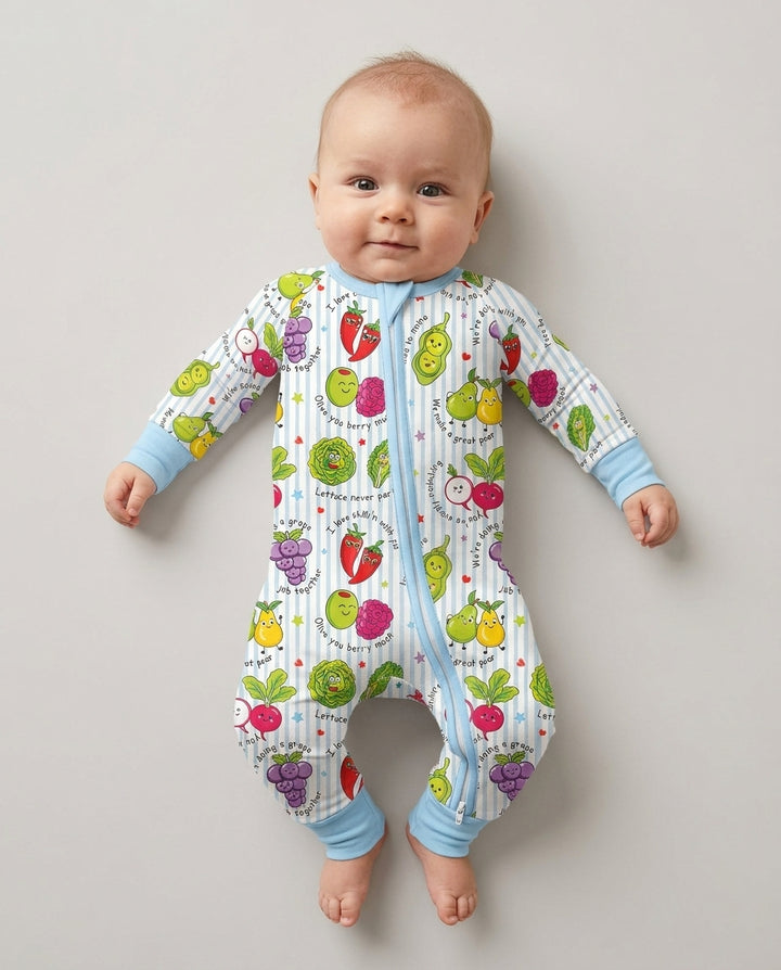 Fruits And Vegetables Love Puns Bamboo Convertible Zippy