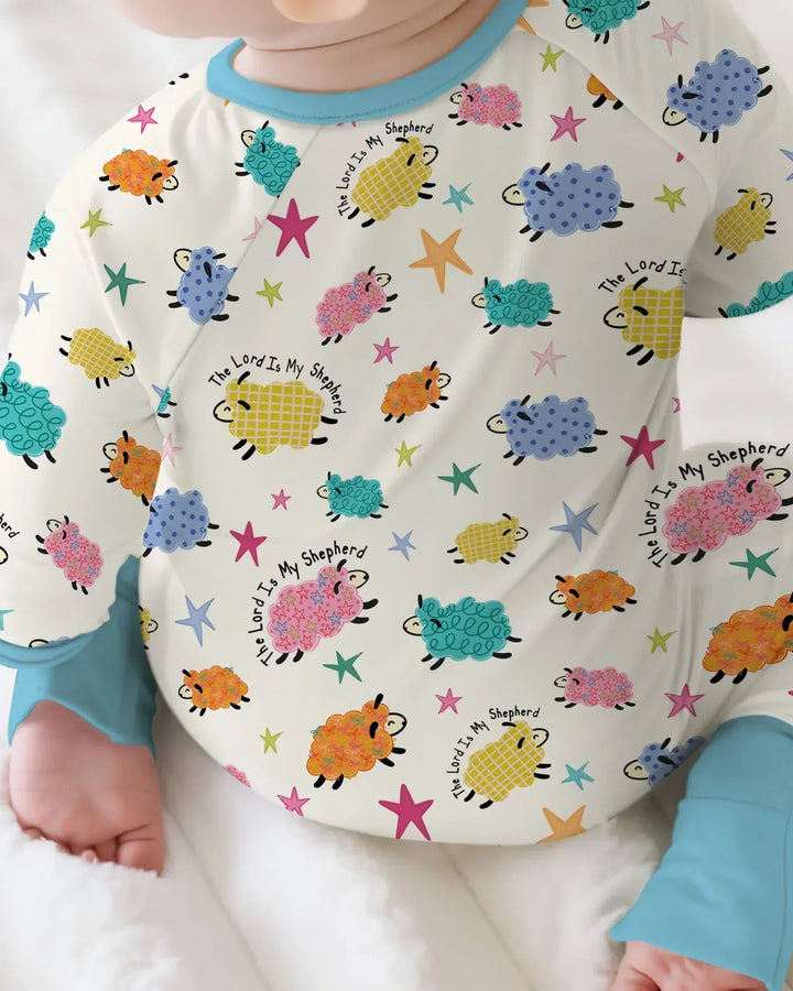 Gerippte Babykleidung mit individuellem Foto - Weich &amp; Skizzenhaft