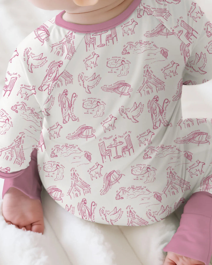 Gerippte Babykleidung mit individuellem Foto - Weich &amp; Skizzenhaft