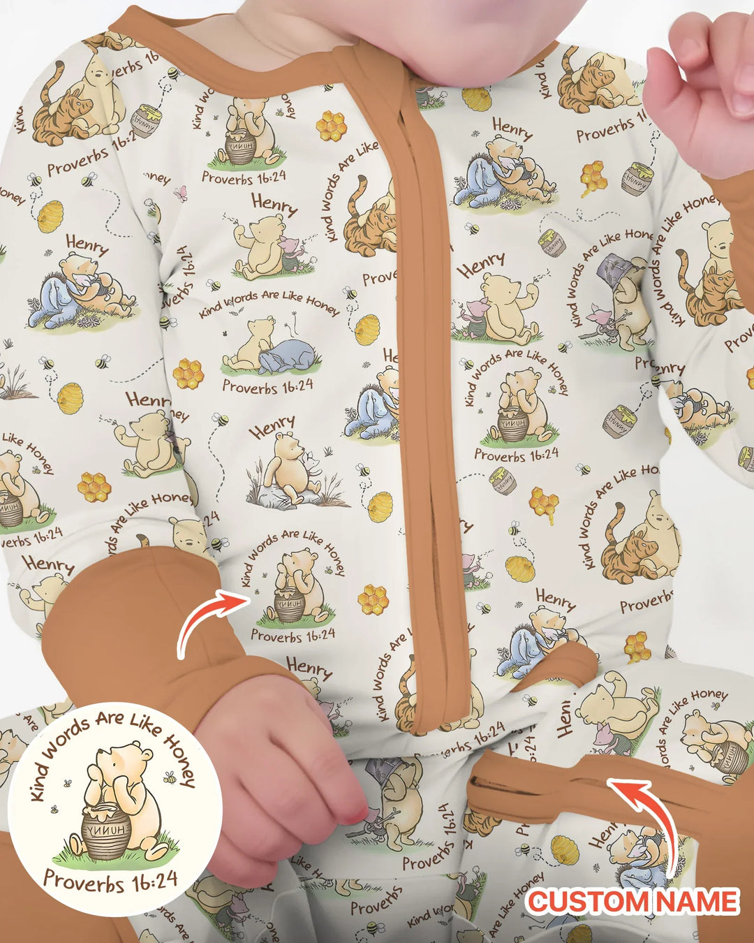 Gerippte Babykleidung mit individuellem Foto - Weich &amp; Skizzenhaft