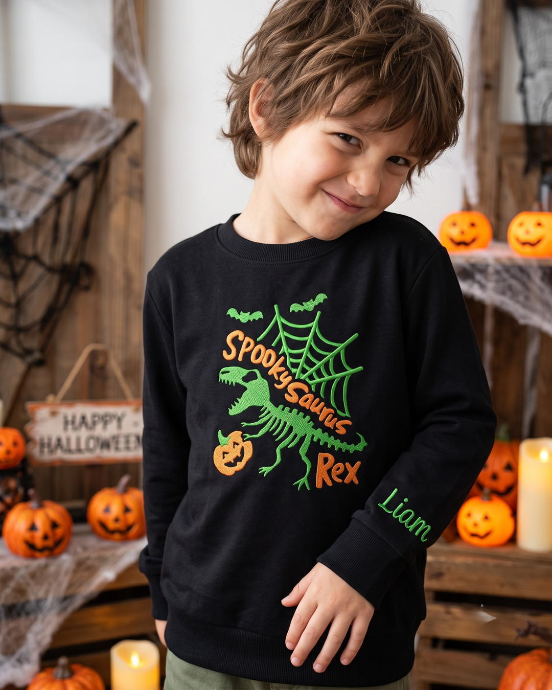 Sweatshirt mit Rundhalsausschnitt aus Bambusfaser