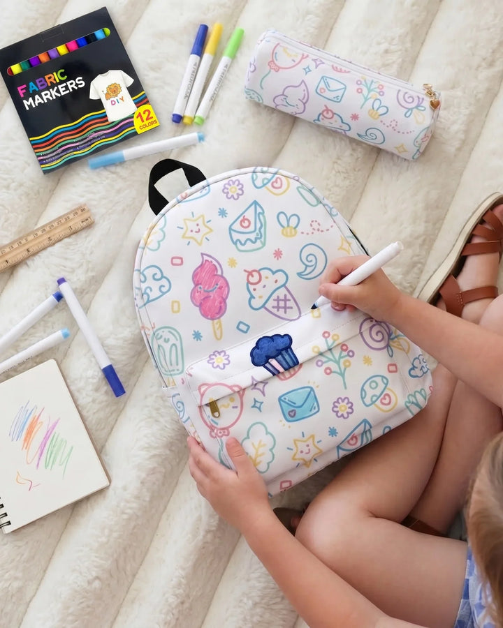 Little Sugar Garden Colorable Backpack