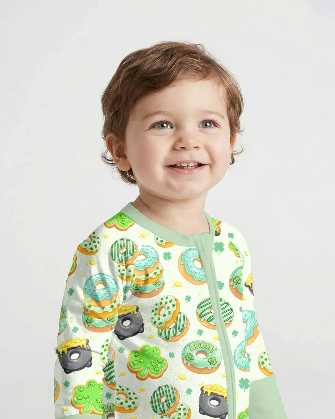 St. Patrick's Day Donut Bamboo Convertible Zippy