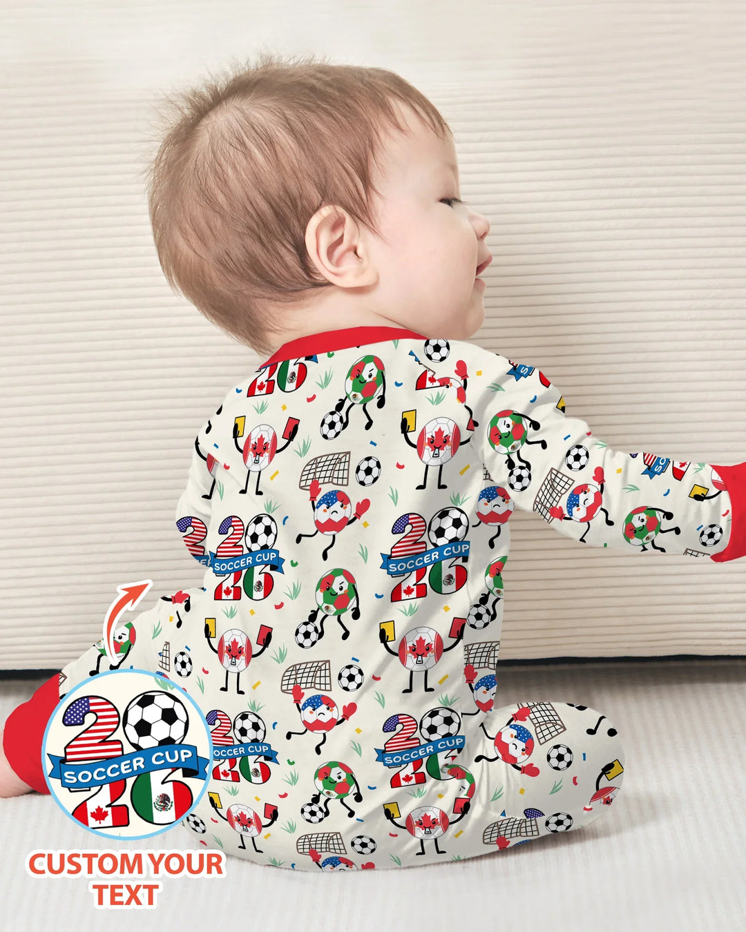Gerippte Babykleidung mit individuellem Foto - Weich &amp; Skizzenhaft