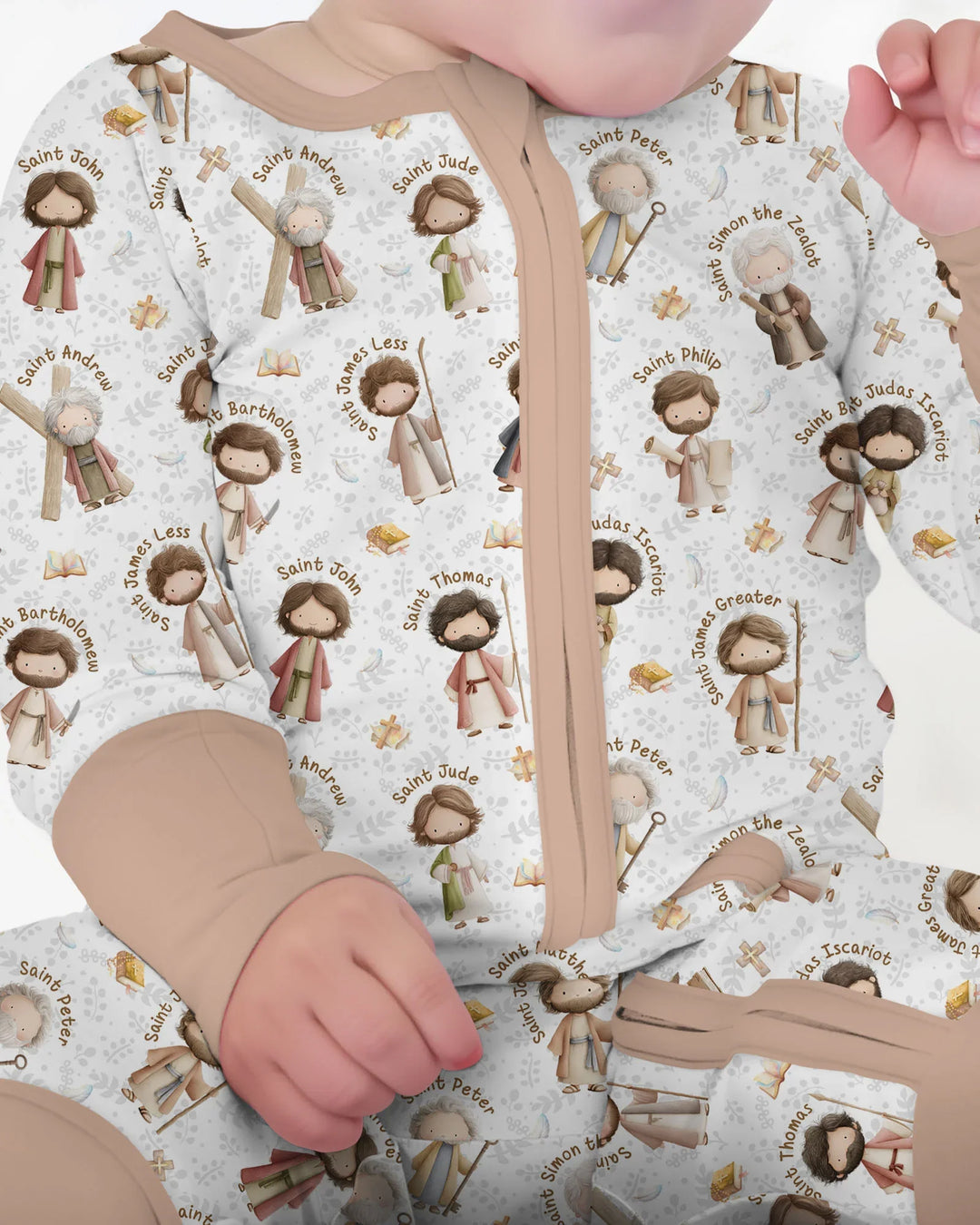 Gerippte Babykleidung mit individuellem Foto - Weich &amp; Skizzenhaft