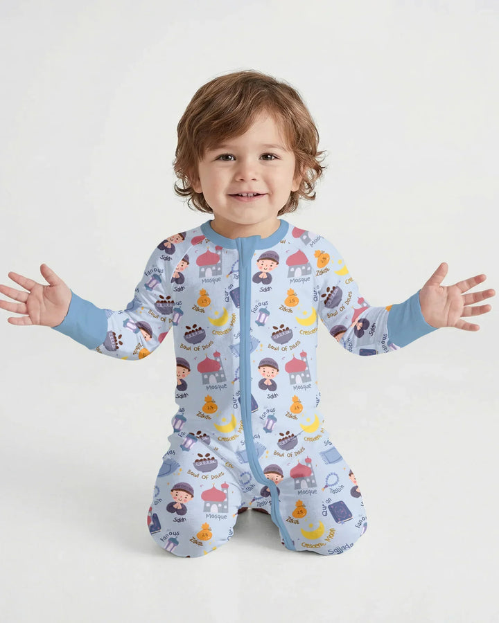 Gerippte Babykleidung mit individuellem Foto - Weich &amp; Skizzenhaft