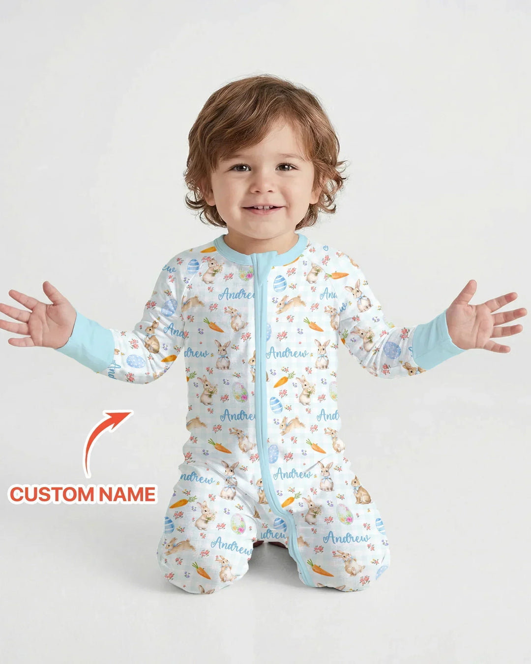 Gerippte Babykleidung mit individuellem Foto - Weich &amp; Skizzenhaft