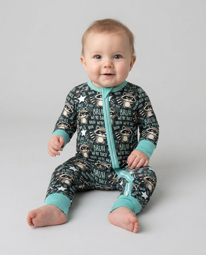 Gerippte Babykleidung mit individuellem Foto - Weich &amp; Skizzenhaft