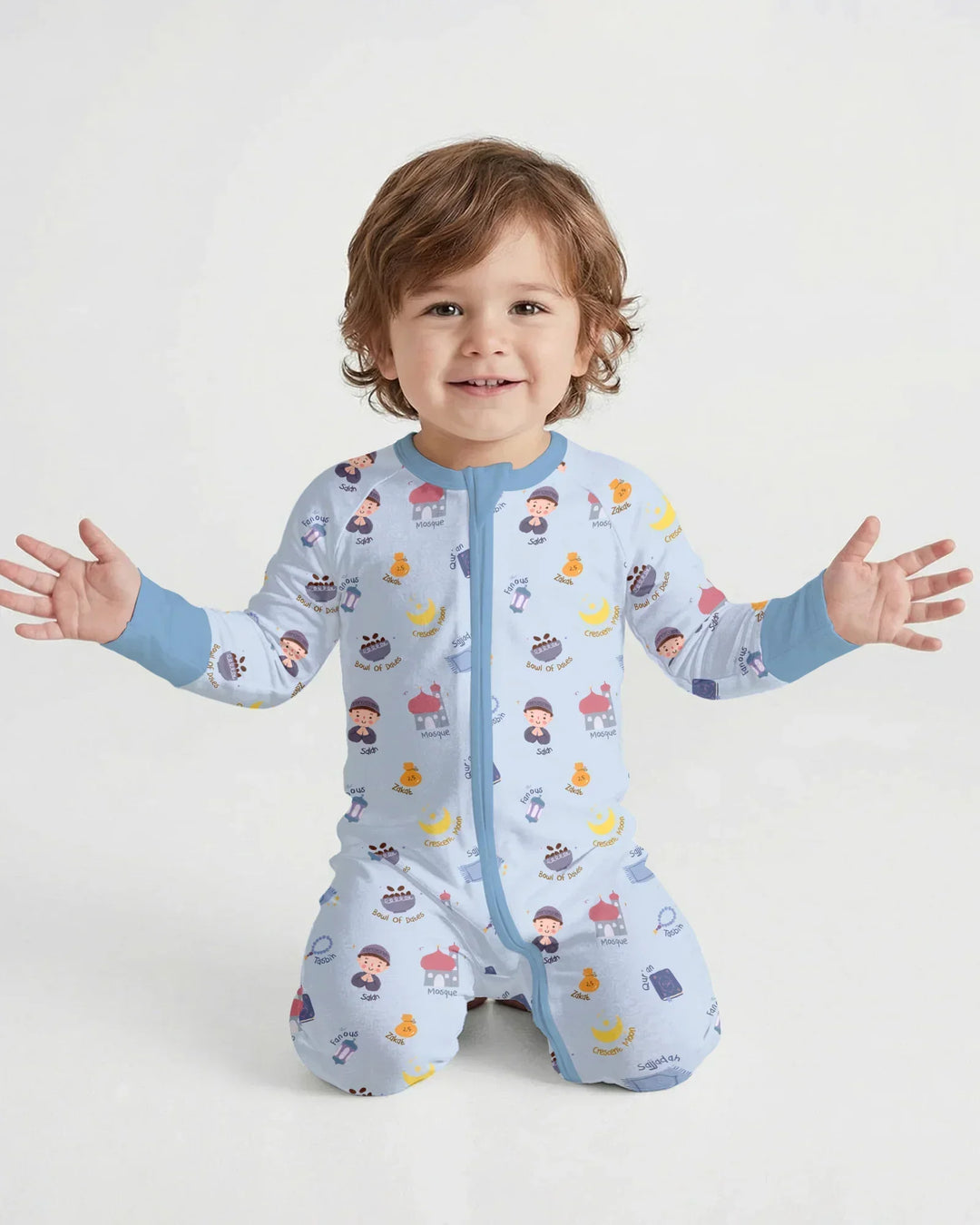 Gerippte Babykleidung mit individuellem Foto - Weich &amp; Skizzenhaft