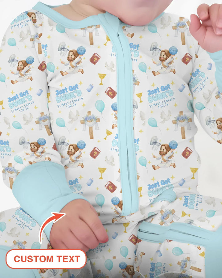 Gerippte Babykleidung mit individuellem Foto - Weich &amp; Skizzenhaft