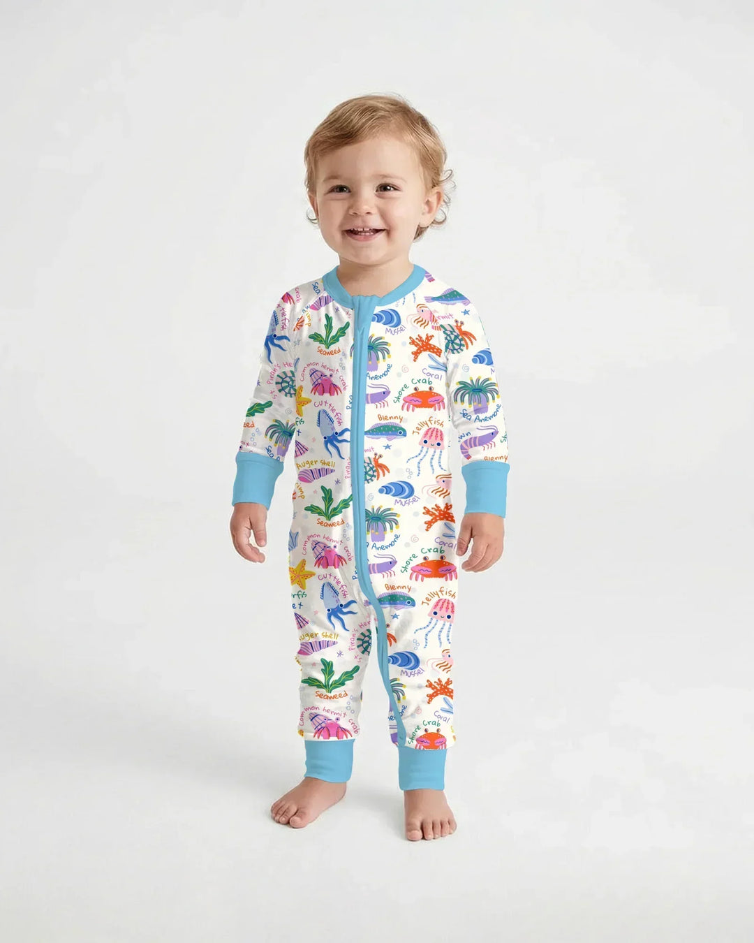 Gerippte Babykleidung mit individuellem Foto - Weich &amp; Skizzenhaft