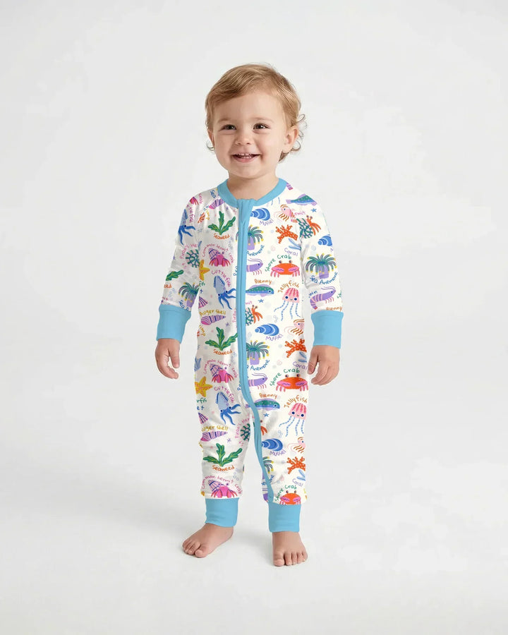 Gerippte Babykleidung mit individuellem Foto - Weich &amp; Skizzenhaft