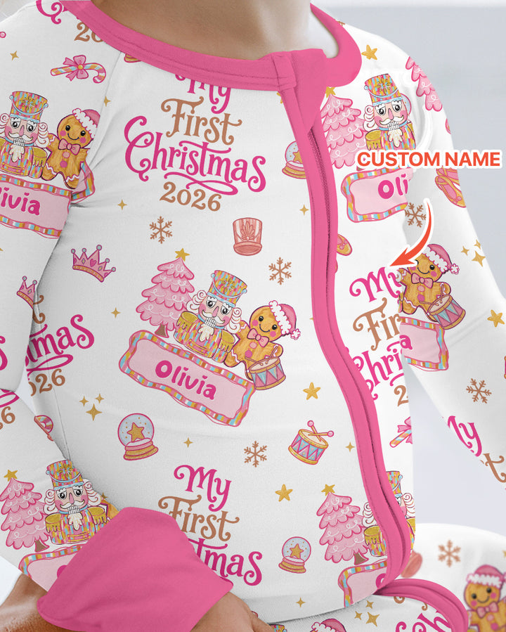 Custom Name Nutcracker Christmas Tale Bamboo Convertible Zippy