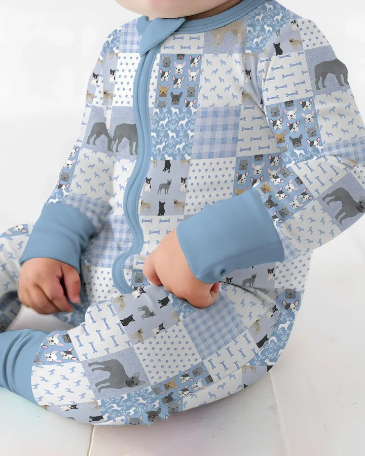 Gerippte Babykleidung mit individuellem Foto - Weich &amp; Skizzenhaft