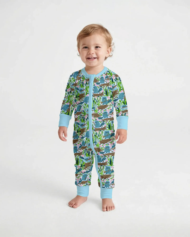 Gerippte Babykleidung mit individuellem Foto - Weich &amp; Skizzenhaft