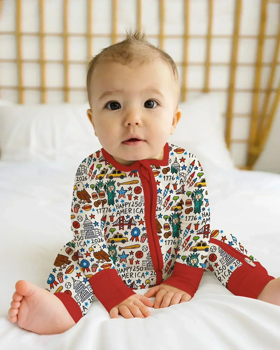 Gerippte Babykleidung mit individuellem Foto - Weich &amp; Skizzenhaft