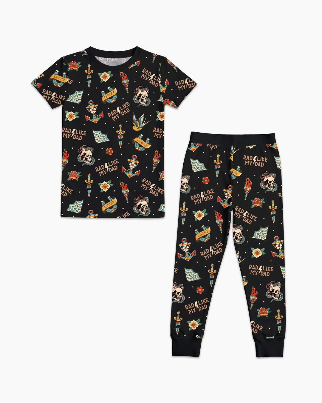 Zweiteiliges, kurzärmliges Pyjama-Set mit Marienkäfern