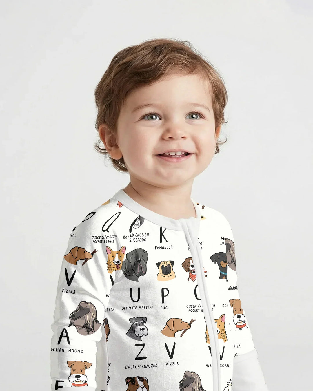Gerippte Babykleidung mit individuellem Foto - Weich &amp; Skizzenhaft