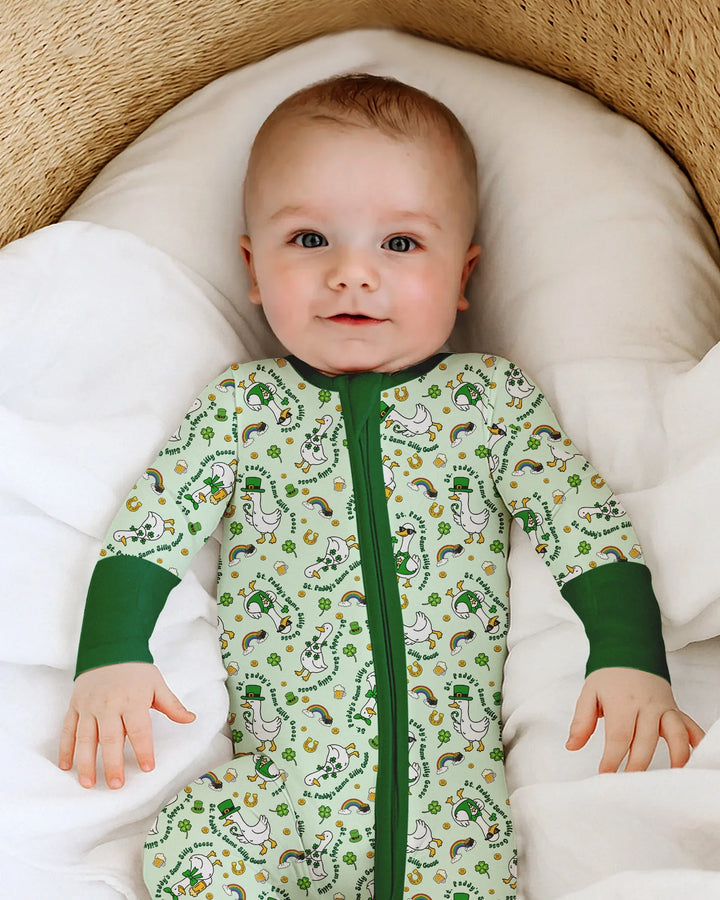 St. Patrick's Day Silly Goose Bamboo Convertible Zippy