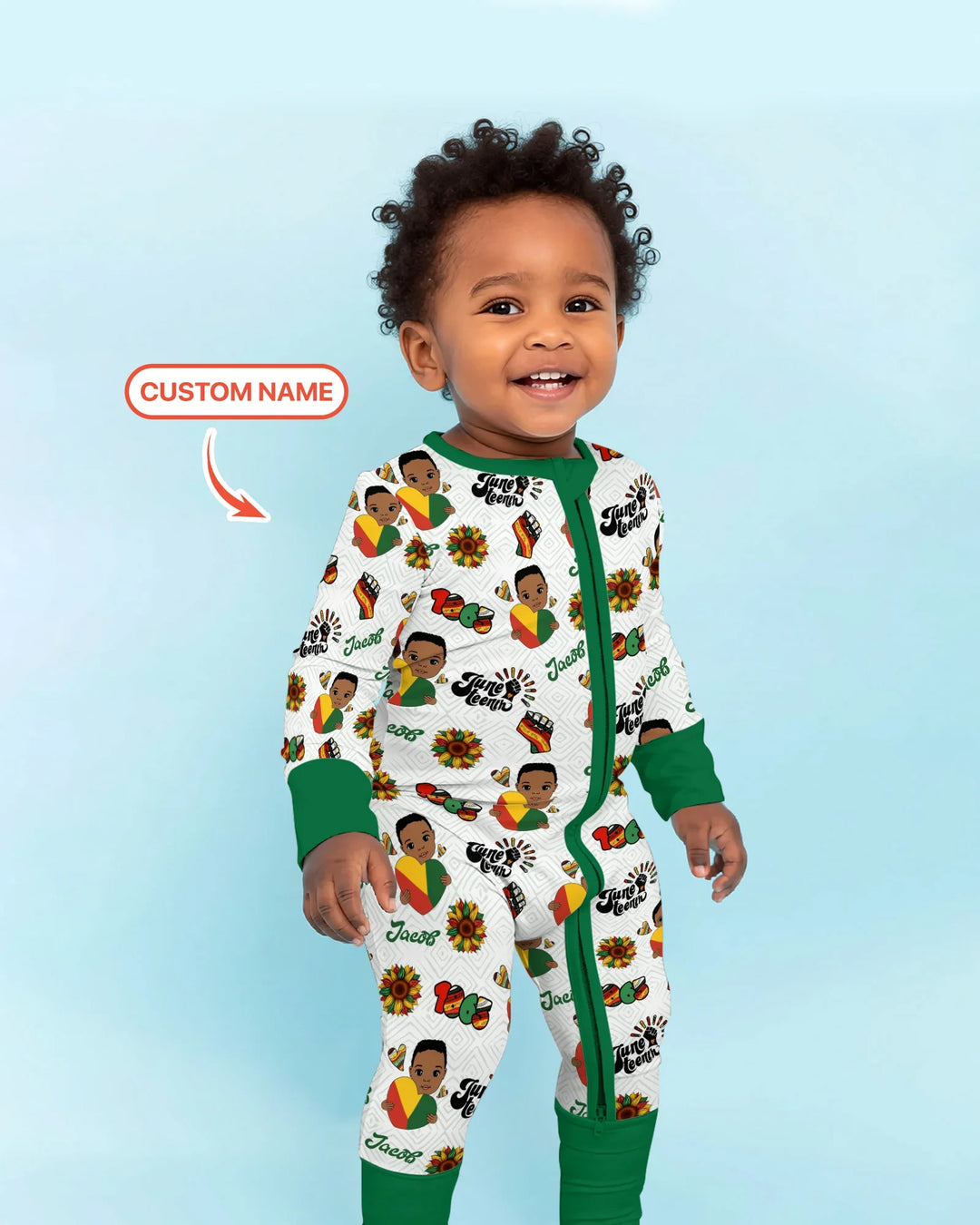Gerippte Babykleidung mit individuellem Foto - Weich &amp; Skizzenhaft