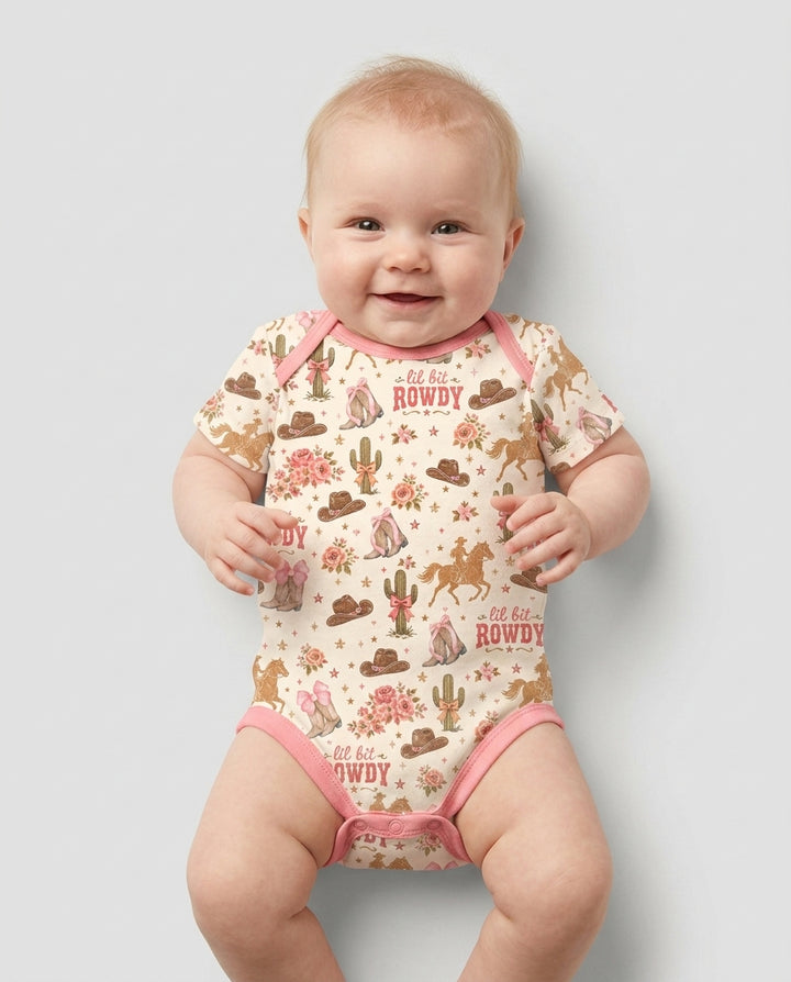 Gerippte Babykleidung mit individuellem Foto - Weich &amp; Skizzenhaft