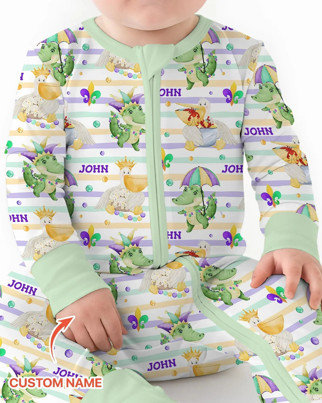 Gerippte Babykleidung mit individuellem Foto - Weich &amp; Skizzenhaft