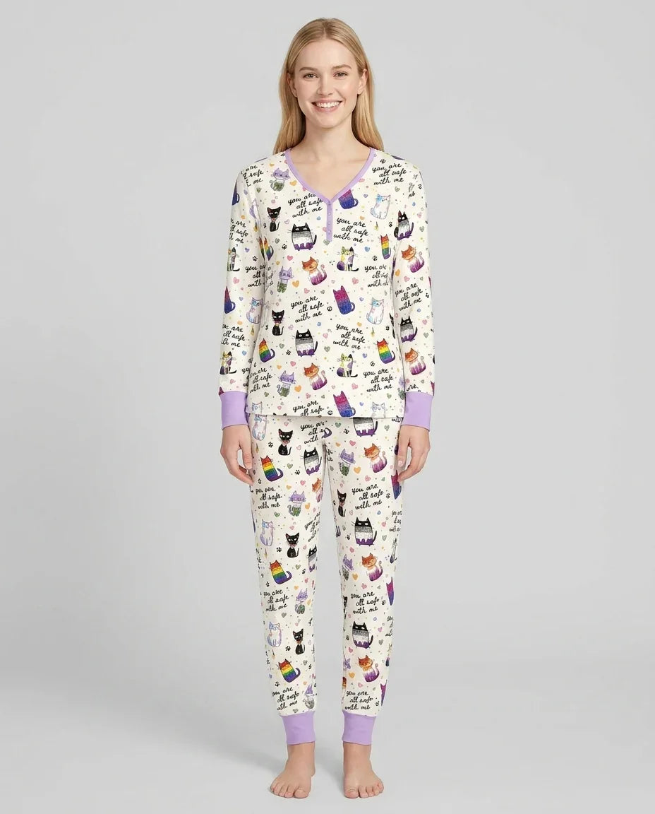 Vorlage Bambus Damen Pyjama Set