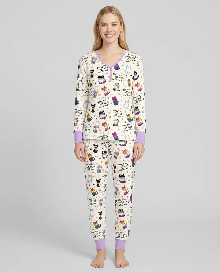 Vorlage Bambus Damen Pyjama Set