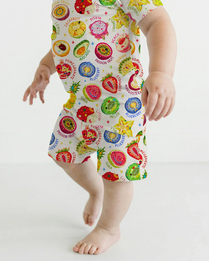 Juicy World Bamboo Two Piece Short Sleeve Shorts Pajama Set