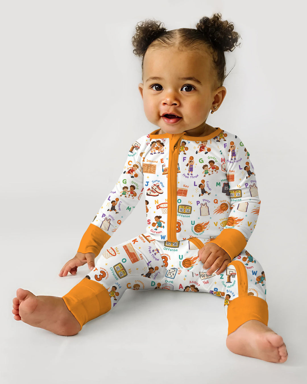 Basketball Alphabet Bamboo Convertible Zippy