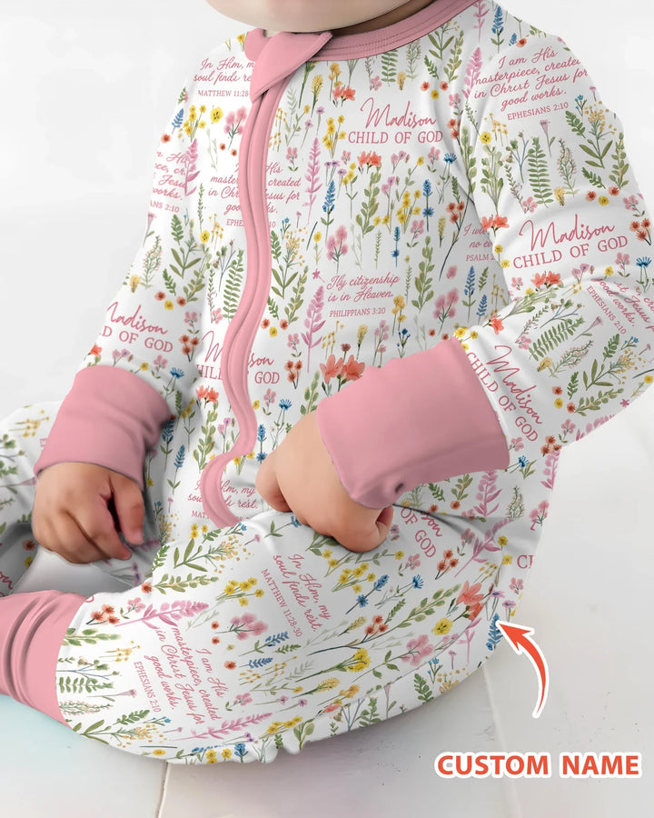 Gerippte Babykleidung mit individuellem Foto - Weich &amp; Skizzenhaft