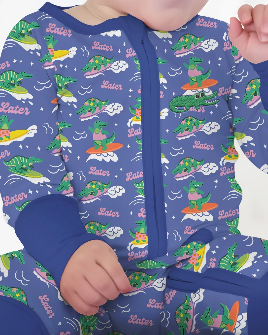 Gerippte Babykleidung mit individuellem Foto - Weich &amp; Skizzenhaft