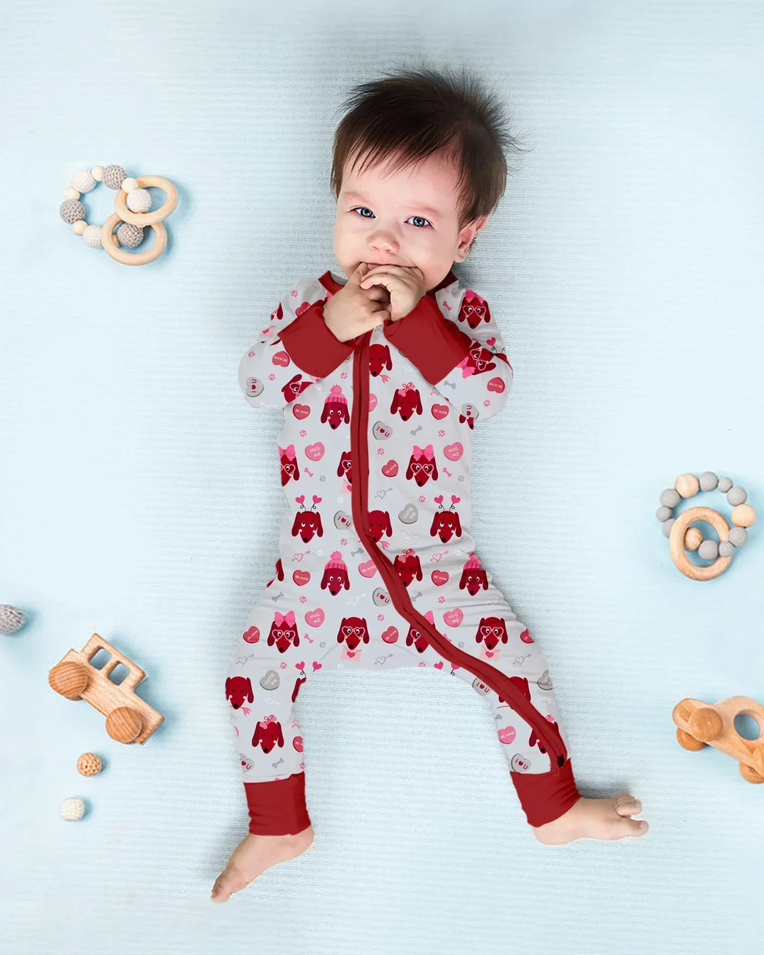 Gerippte Babykleidung mit individuellem Foto - Weich &amp; Skizzenhaft