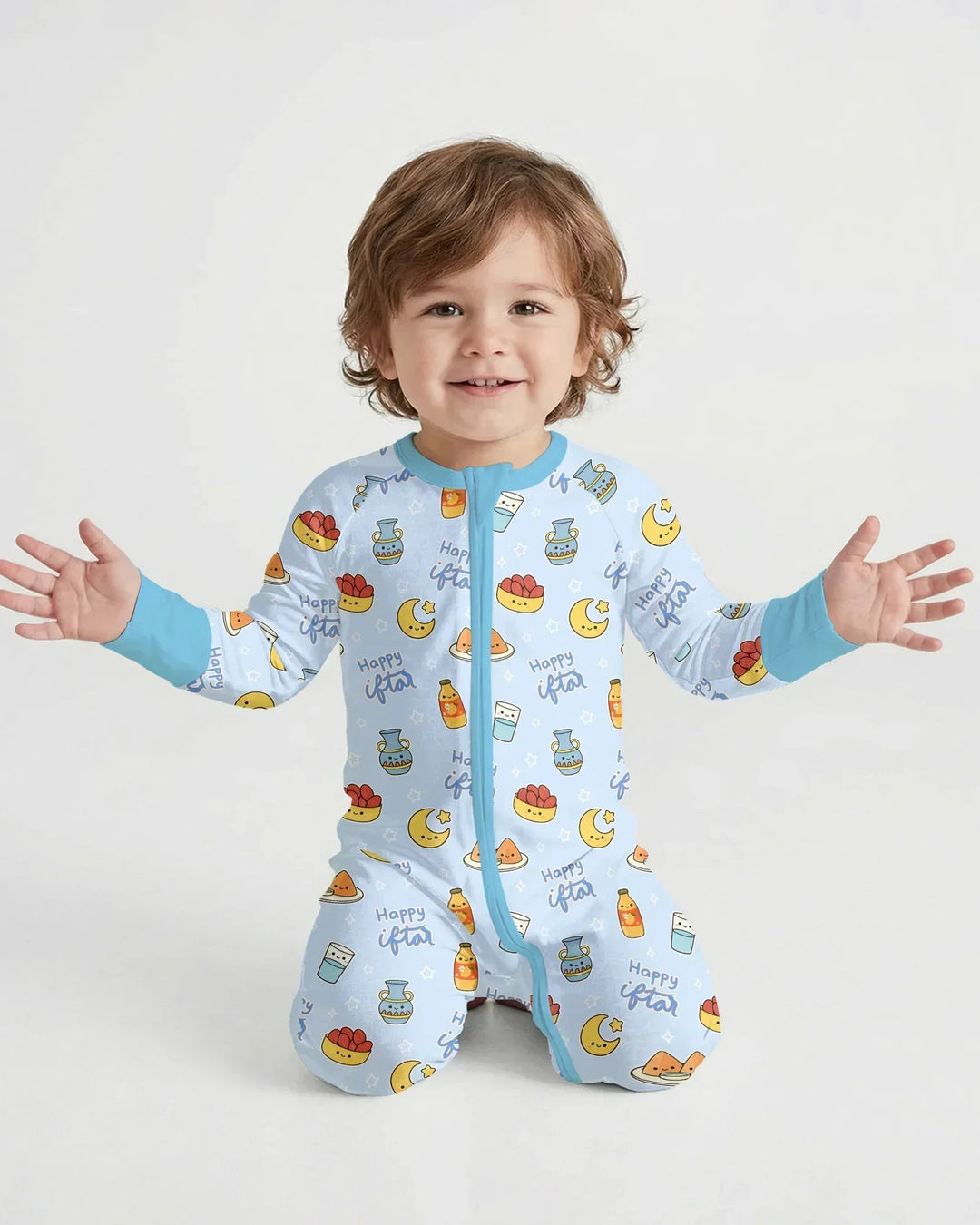 Gerippte Babykleidung mit individuellem Foto - Weich &amp; Skizzenhaft