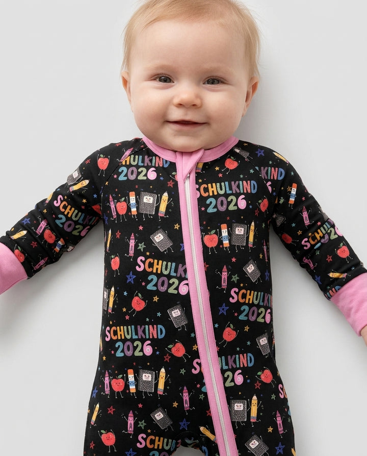 Gerippte Babykleidung mit individuellem Foto - Weich &amp; Skizzenhaft