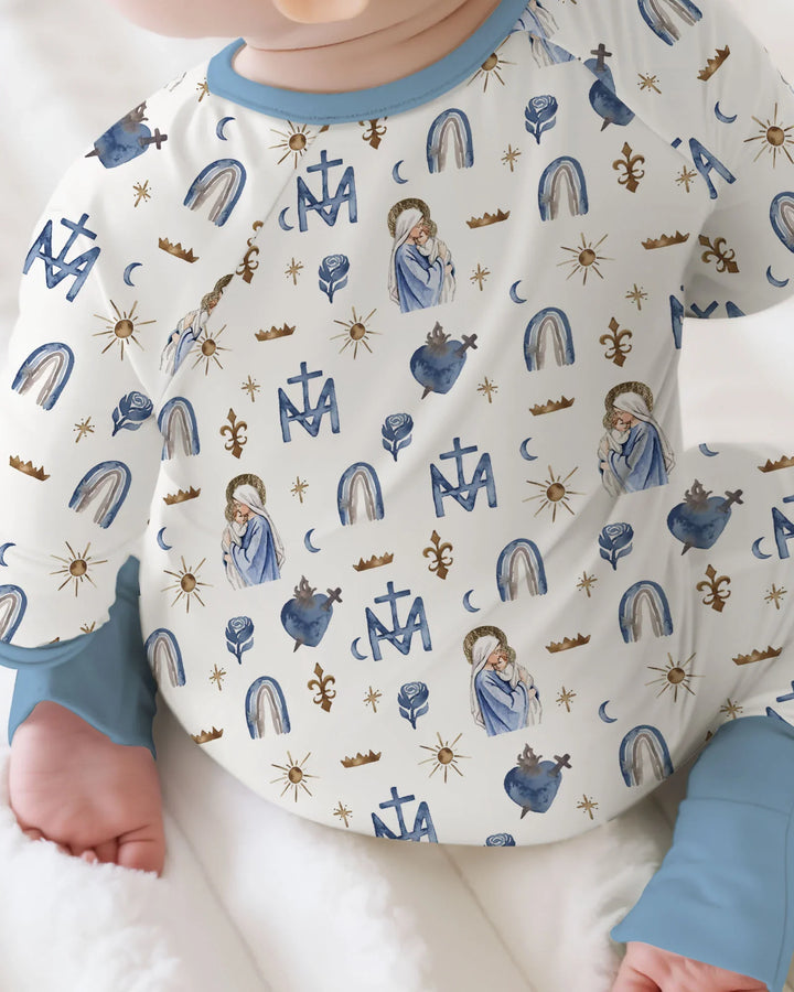 Gerippte Babykleidung mit individuellem Foto - Weich &amp; Skizzenhaft