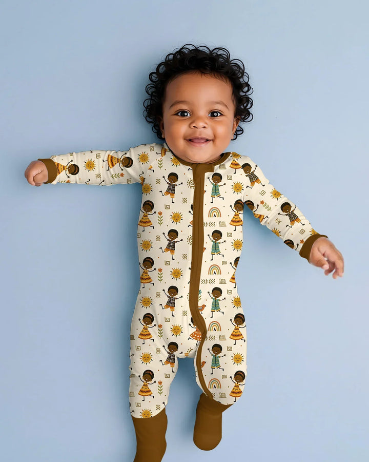 Gerippte Babykleidung mit individuellem Foto - Weich &amp; Skizzenhaft