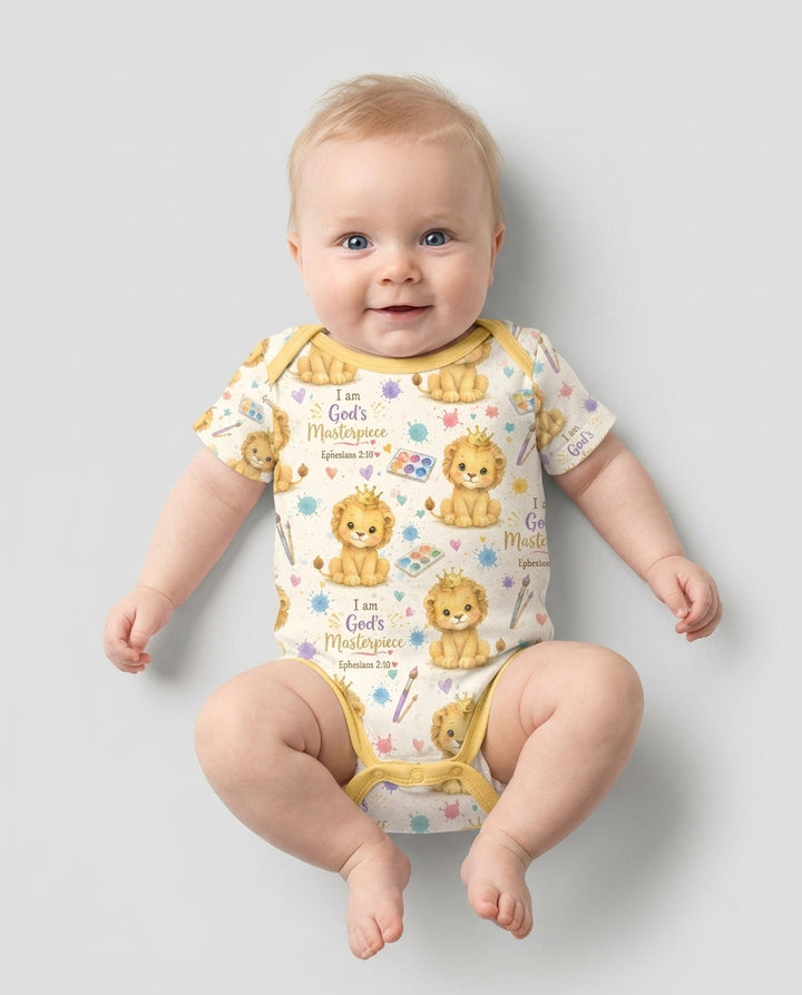 Gerippte Babykleidung mit individuellem Foto - Weich &amp; Skizzenhaft